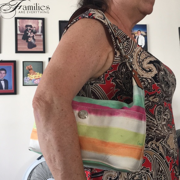 Coach multi colored hobo bag - Picture 2 of 4